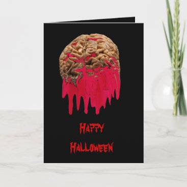 Bleeding Brain-greeting card