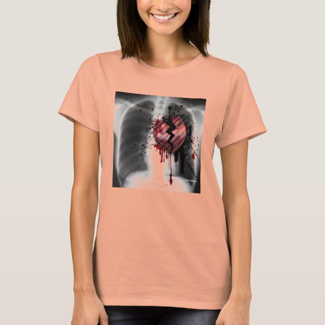 bleeding heart by Lola B... T-Shirt (Front)