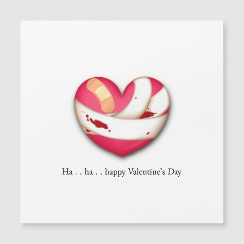 Bleeding Heart Comical Happy Valentines Day