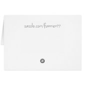 Bleeding Heart Flowers Card (Back Horizontal)