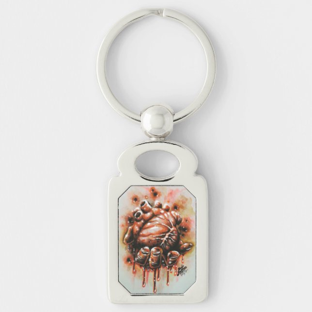 Bleeding Heart Keychain (Front)
