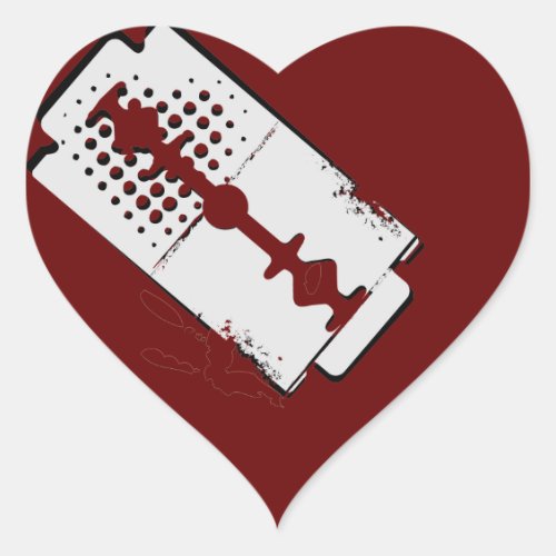 bleeding heart _ sticker