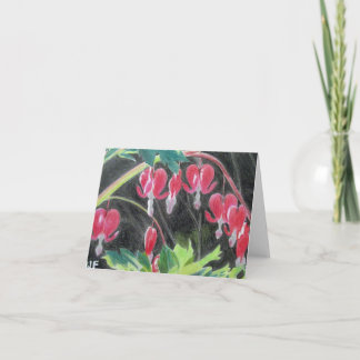 BLEEDING HEARTS CARD