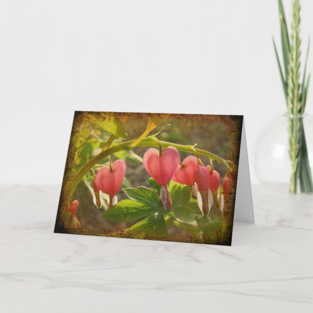 Bleeding Hearts Card (Front)