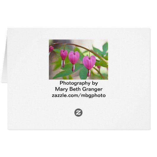 Bleeding Hearts Flowers (Back Horizontal)