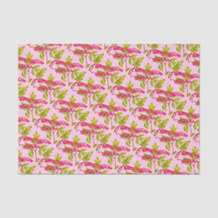 bleeding hearts flowers print tissue paper