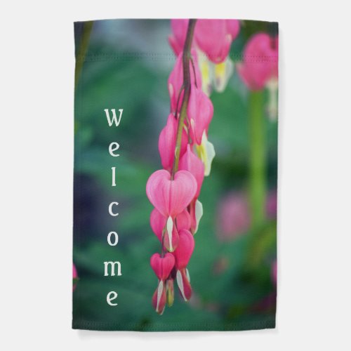 Bleeding Hearts Garden Flag