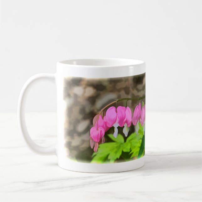 Bleeding Hearts Panoramic Coffee Mug (Left)