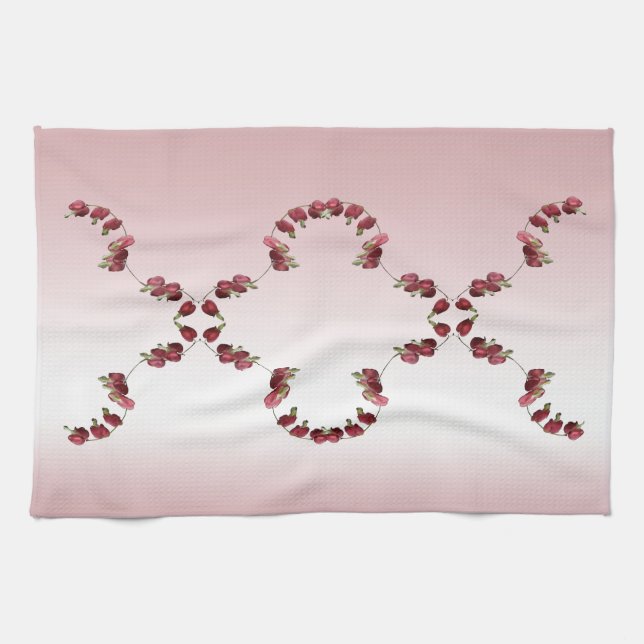 Bleeding Hearts Towel (Horizontal)