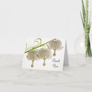 Bleeding Hearts Wedding Bridesmaid Thank You Card