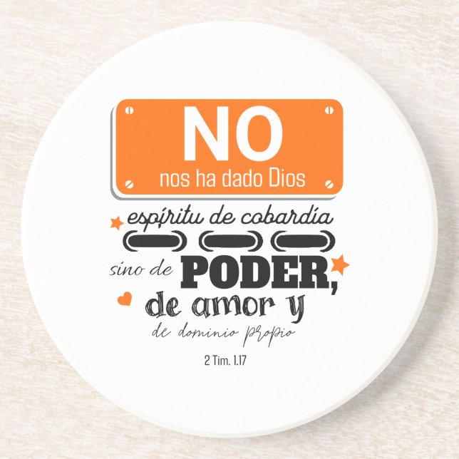 Bleeding Postcard Coaster (Front)