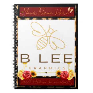 BLEEGRAPHICS | Logo Sprial Notebook