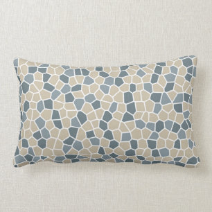 Bleeker Beige, Van Courtland Blue, Charlotte Slate Lumbar Pillow