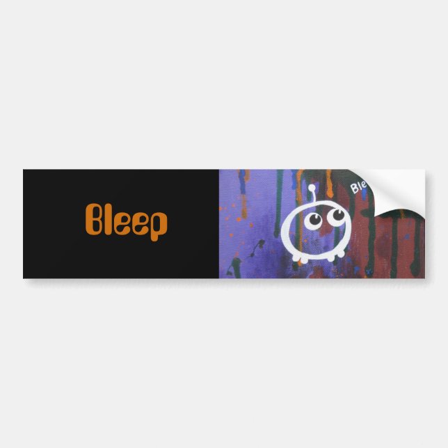 , Bleep bumper sticker (Front)