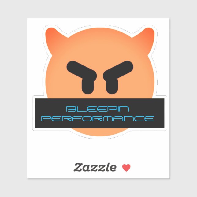 Bleepin Performance Logo Sticker (Sheet)