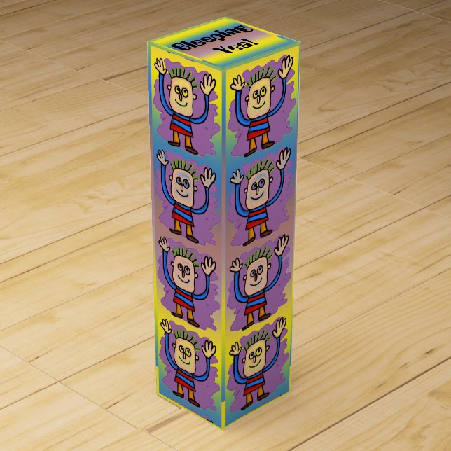 Bleeping Yea! Wine Gift Box (Front)