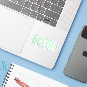 BLEGH Funny Heavy Metal Metalcore Rock Music Sticker