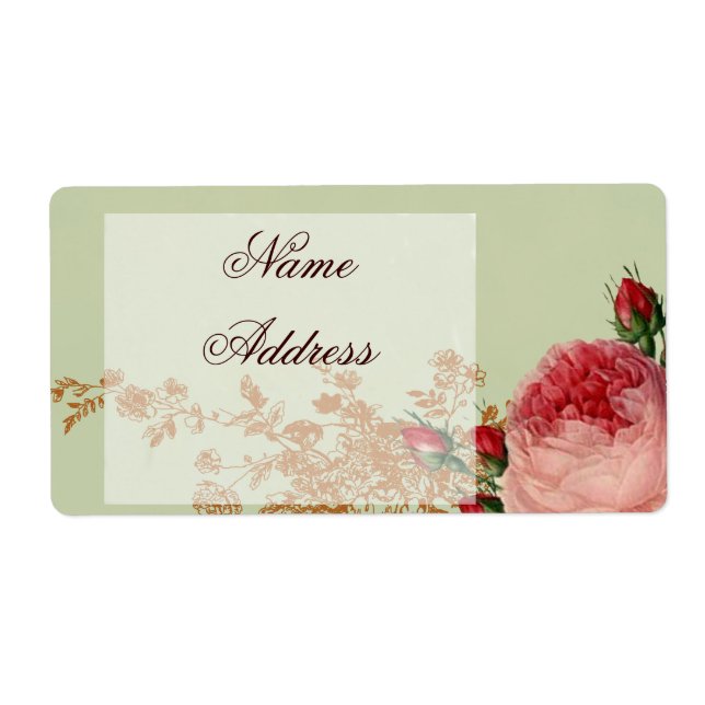 Blehheim Rose - Sage Green Label (Front)