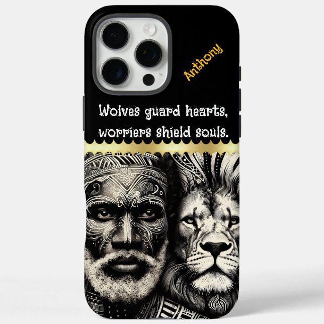 Blend of African culture and wildlife Case-Mate iPhone Case (Back)