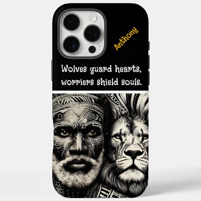 Blend of African culture and wildlife Case-Mate iPhone Case (Back)
