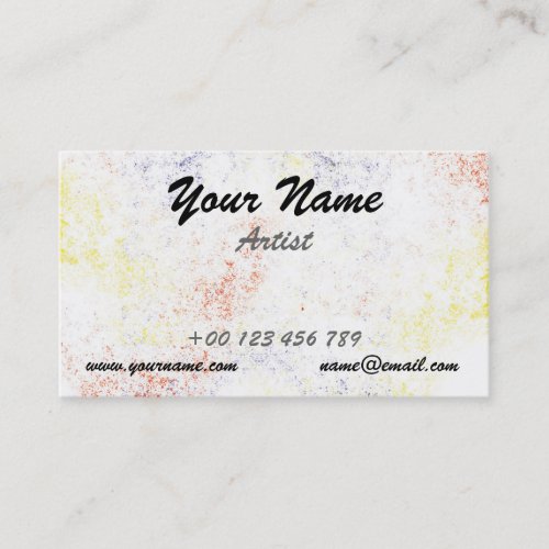 Blend of colors a professional business cards
