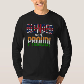 Blended And Proud Nationality Half British Half In T-Shirt