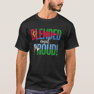 Blended And Proud Nationality Half Eritrean Half D T-Shirt