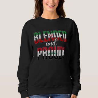 Blended And Proud Nationality Half Iranian Half Ir Sweatshirt