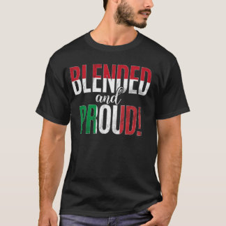 Blended And Proud Nationality Half Monaco Half Ita T-Shirt