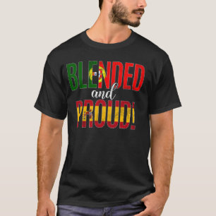 Blended And Proud Nationality Half Portuguese Half T-Shirt