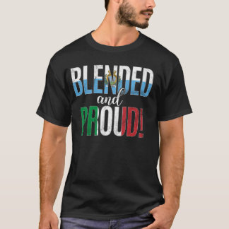 Blended And Proud Nationality Half Sammarinese Hal T-Shirt