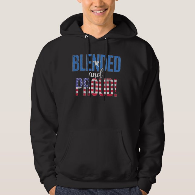 Blended And Proud Nationality Half Somali Half Ame Hoodie (Front)