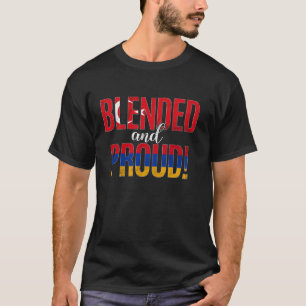 Blended And Proud Nationality Half Turkish Half Ar T-Shirt