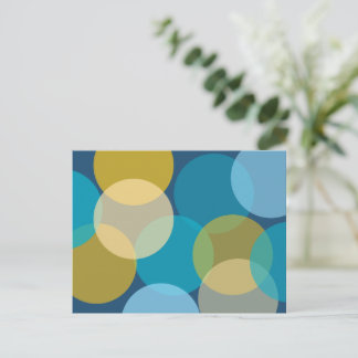 Blended Circles  Postcard