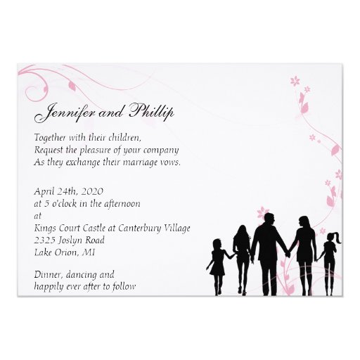 Blended Family Wedding Invitation Wording 4