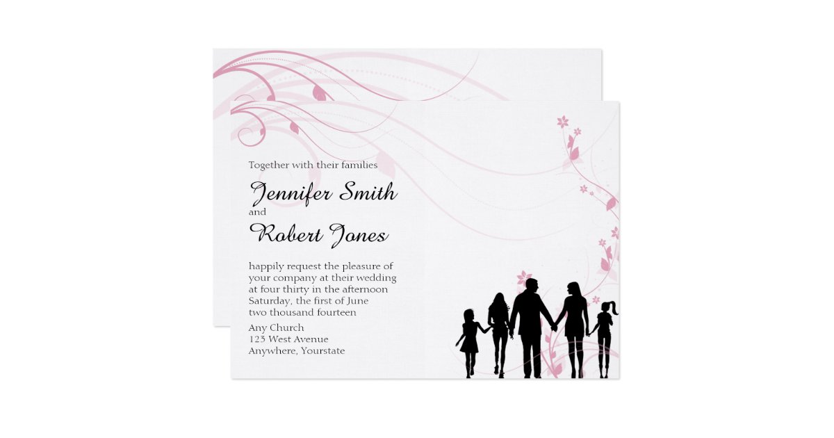 Blended Family Wedding Invitation Wording 2