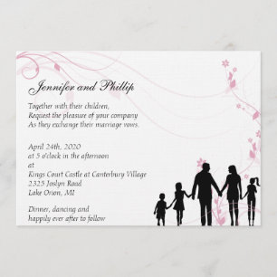 Blended Family Wedding Invitation