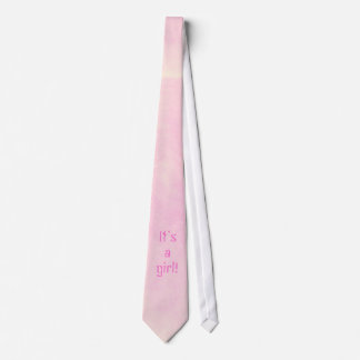 Blended Pink It's a girl, new dad tie