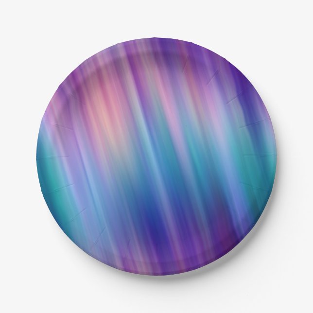 blended starlight jeweltone :  paper plates (Front)