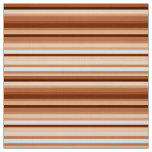Blended Stripes, Brown, Tan and Cream      Fabric