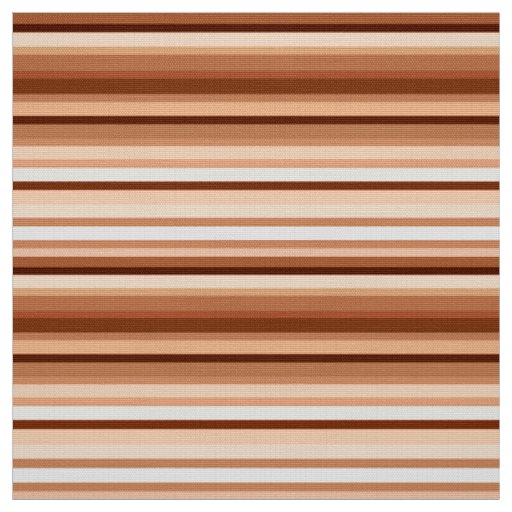 Blended Stripes, Brown, Tan and Cream      Fabric