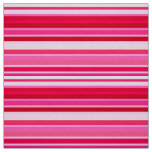 Blended Stripes, Fuchsia, Maroon and Pink  Fabric