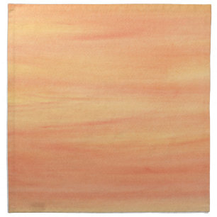Blended Yellow Orange Blends Cloth Napkins