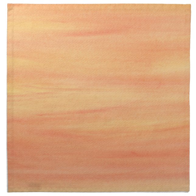 Blended Yellow Orange Blends Cloth Napkins (Front)