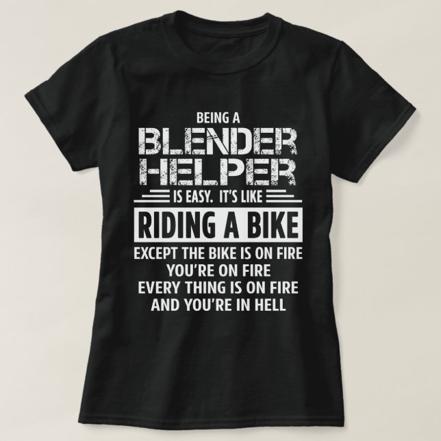 Blender Helper T-Shirt (Design Front)