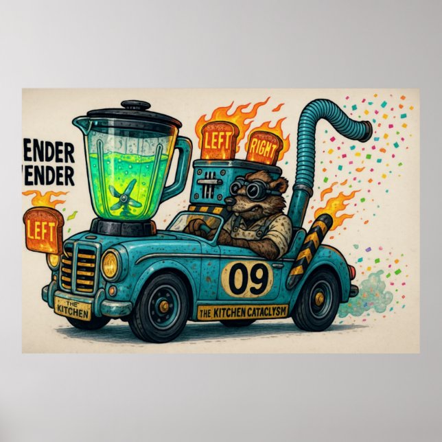 Blender Wender (The Kitchen Cataclysm) Poster (Front)