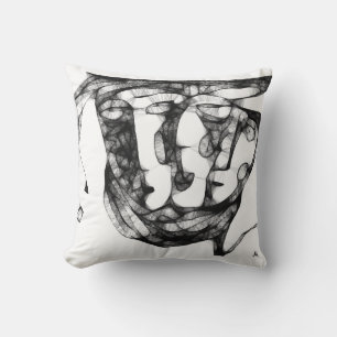 blending features throw pillow