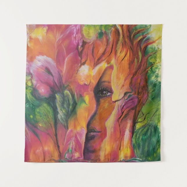 Blending into the Orange Tapestry (Front)