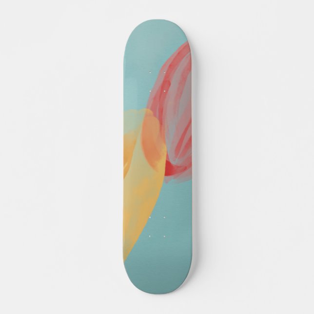 Blending Watercolor Skateboard (Front)