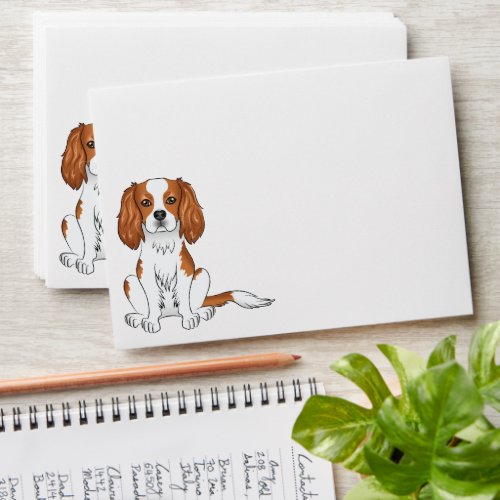 Blenheim Cavalier King Charles Spaniel Dog Sitting Envelope